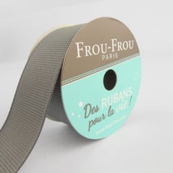 Bobinette Frou-Frou - 5 m x 25 mm - Gros grain - Ciel d'orage