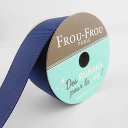Bobinette Frou-Frou - 5 m x 25 mm - Gros grain - Navy