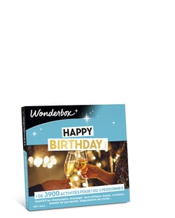 Coffret cadeau - Happy birthday gold