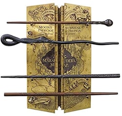 Lot de baguettes magiques avec présentoir - Harry Potter