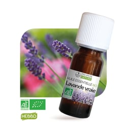 Huile essentielle de lavande vraie bio - 10 ml