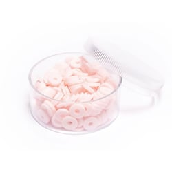 Heishi Rondelles 6Mm Rose Pale
