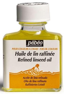Huile de lin raffinée Pébéo - 245 ml