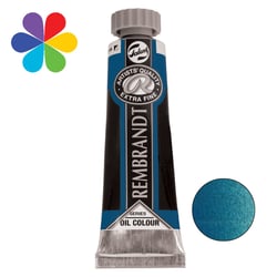 Huile extra fine S3 - 15ml - Bleu turquoise - Rembrandt