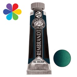 Huile extra fine S3 - 15ml - Vert phtalo bleu - Rembrandt