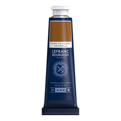 Huile fine Lefranc Bourgeois - 40 ml - terre sienne naturelle