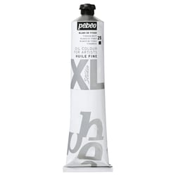 Tube 200 ml de peinture à l'huile Pébéo Studio - XL - blanc de titane - Fine