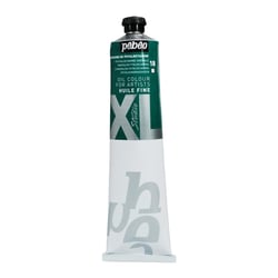 Tube 200 ml de peinture à l'huile Pébéo Studio - XL - émeraude phtalo - Fine