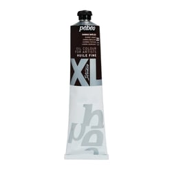 Tube 200 ml de peinture à l'huile Pébéo Studio - XL - ombre brûlée - Fine