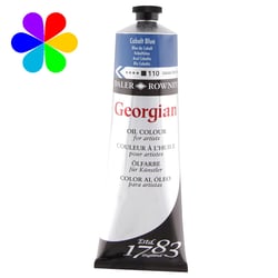 Tube 225 ml de peinture à l'huile Daler Rowney - Georgian - bleu cobalt