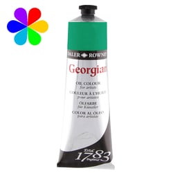 Tube 225 ml de peinture à l'huile Daler Rowney - Georgian - vert émeraude