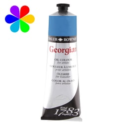 Tube 225 ml de peinture à l'huile Daler Rowney - Georgian - bleu de naphtol