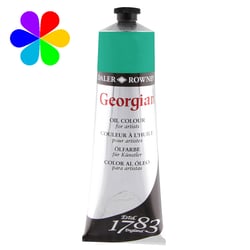 Tube 225 ml de peinture à l'huile Daler Rowney - Georgian - vert véronèse