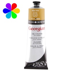 Tube 225 ml de peinture à l'huile Daler Rowney - Georgian - ocre jaune