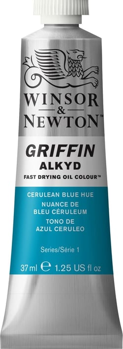Peinture à l'huile - Griffin - 37ml - bleu céruleum