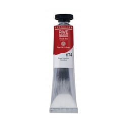 Peinture à l'huile - Rive Gauche - 200ml - rouge vermillon