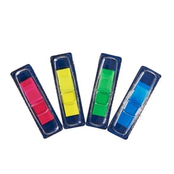 Index adhésifs repositionnables Cultura - 4 couleurs - 125 x 43 mm - 144 pièces