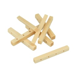 8 rectangles 4 trous - 44,8 x 5,2mm - Lucy