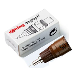 Pointe de rechange pour Isograph - Noir - 0.5 mm - rOtring