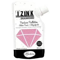 Peinture Izink Diamond - 80 ml - rose pastel