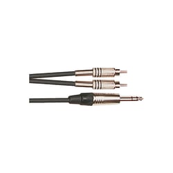 Yellow cable - K02ST-3 2 RCA mâle / jack stéréo