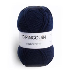 Kit 10 pelotes First marine - Pingouin - Pelote de fil à tricoter