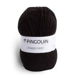 Kit 10 pelotes First noir - Pingouin - Pelote de fil à tricoter