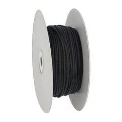 Lacet «Aspect cuir» 2mm - Noir