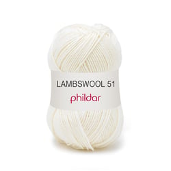 Lambswool 51  Écru - Phildar - Pelote de fil à tricoter