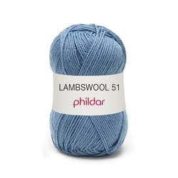 Lambswool 51  Denim - Phildar - Pelote de fil à tricoter