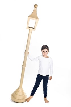 Lampadaire - papier mâché - 185 cm