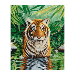 Kit broderie - Le bain du tigre