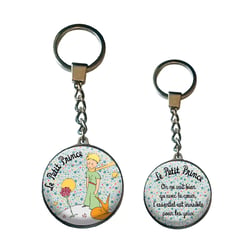 Porte-clés Enesco - Le Petit Prince - Motif rose