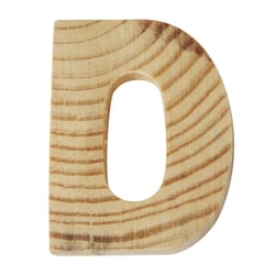 LETTRE BOIS 5CM D LETTRE BOIS 5CM D