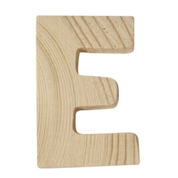 LETTRE BOIS 5CM E LETTRE BOIS 5CM E