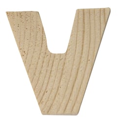 LETTRE BOIS 5CM V LETTRE BOIS 5CM V