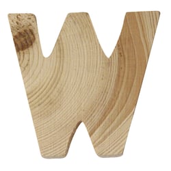 LETTRE BOIS 5CM W LETTRE BOIS 5CM W