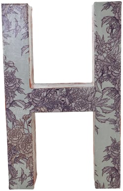Lettre H fantaisie