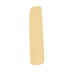 Lettre I - bois arrondi - 6 cm