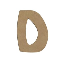 D MAJUSCULE 8CM - EPAIS 6MM LETTRE MAJUSCULE D 8CM