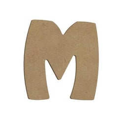 M MAJUSCULE 8CM - EPAIS 6MM LETTRE MAJUSCULE M 8CM