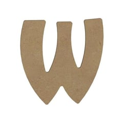 W MAJUSCULE 8CM - EPAIS 6MM LETTRE MAJUSCULE W 8CM