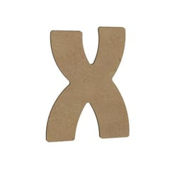 X MAJUSCULE 8CM - EPAIS 6MM LETTRE MAJUSCULE X 8CM