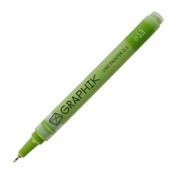 Derwent Graphik Line Painter 13 - Feutre fin - permanent - envie - encre pigmentée à base d'eau - 0.5 mm