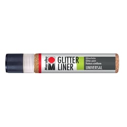 Liner Glitter - peinture pailletée - 25ml - or rouge