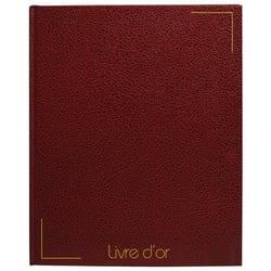 LIVRE D'OR 26x20.5 BORDEAUX LIVRE D'OR 26x20.5 BORDEAUX