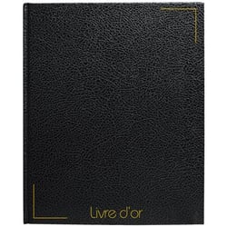 LIVRE D'OR 26x20.5 NOIR LIVRE D'OR 26x20.5 NOIR