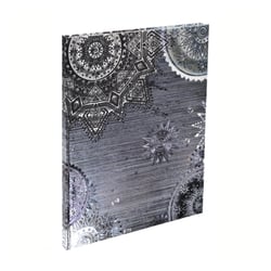 Livre d'or 27x22cm - 100 pages- Oriental argenté
