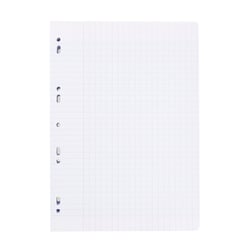 Feuilles simples A4 21 x 29.7 cm - 400 pages grands carreaux - 90 g/m² -  Blanc - Cultura - Feuille Simple - Copies - Feuilles