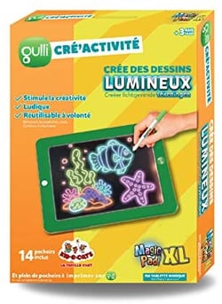 Tablette Magic Pad XL - Gulli - Plastique créatif - Supports de dessin et  coloriage
